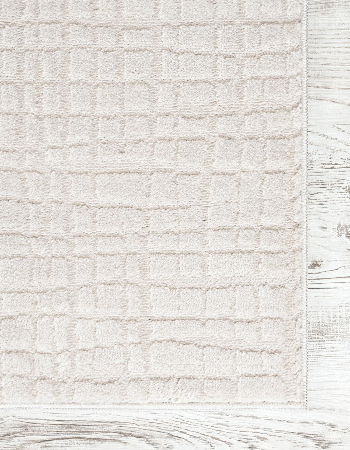 Haven Tapestry Collection Area Rug - WhisperingFalls Runner Ivory White  lifestyle 133