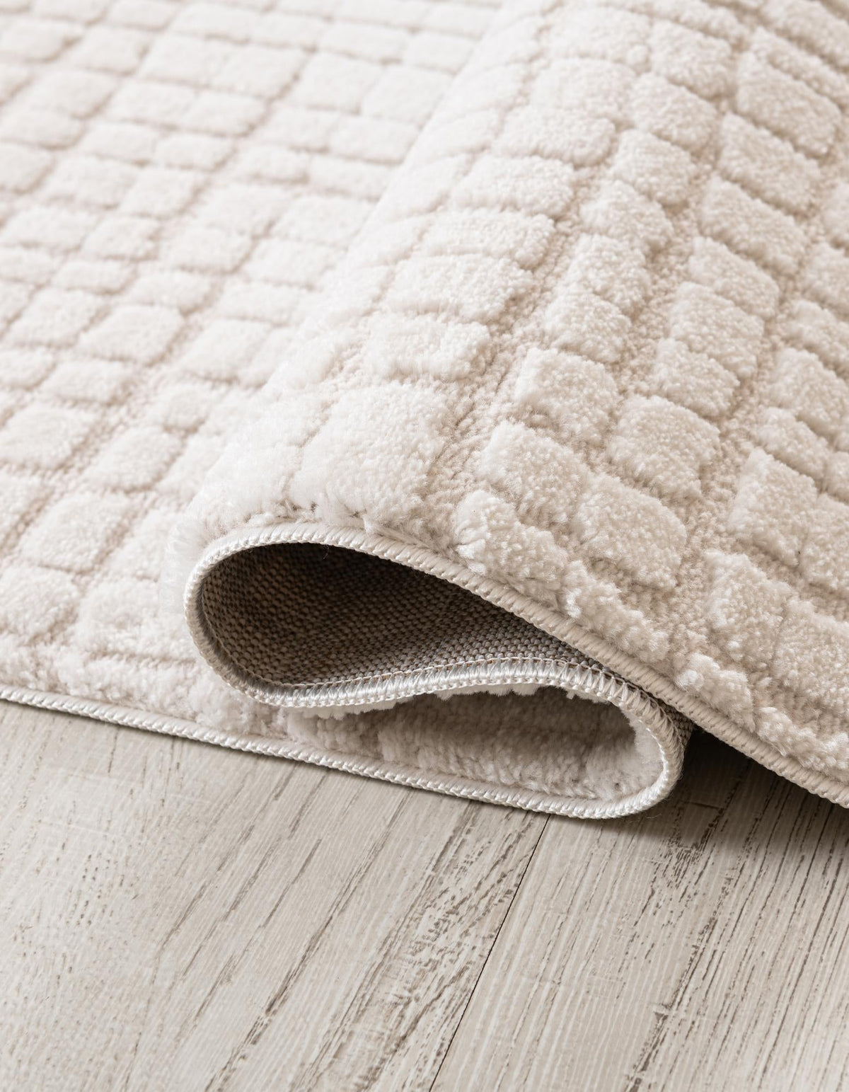 Haven Tapestry Collection Area Rug - WhisperingFalls Runner Ivory White  lifestyle 66