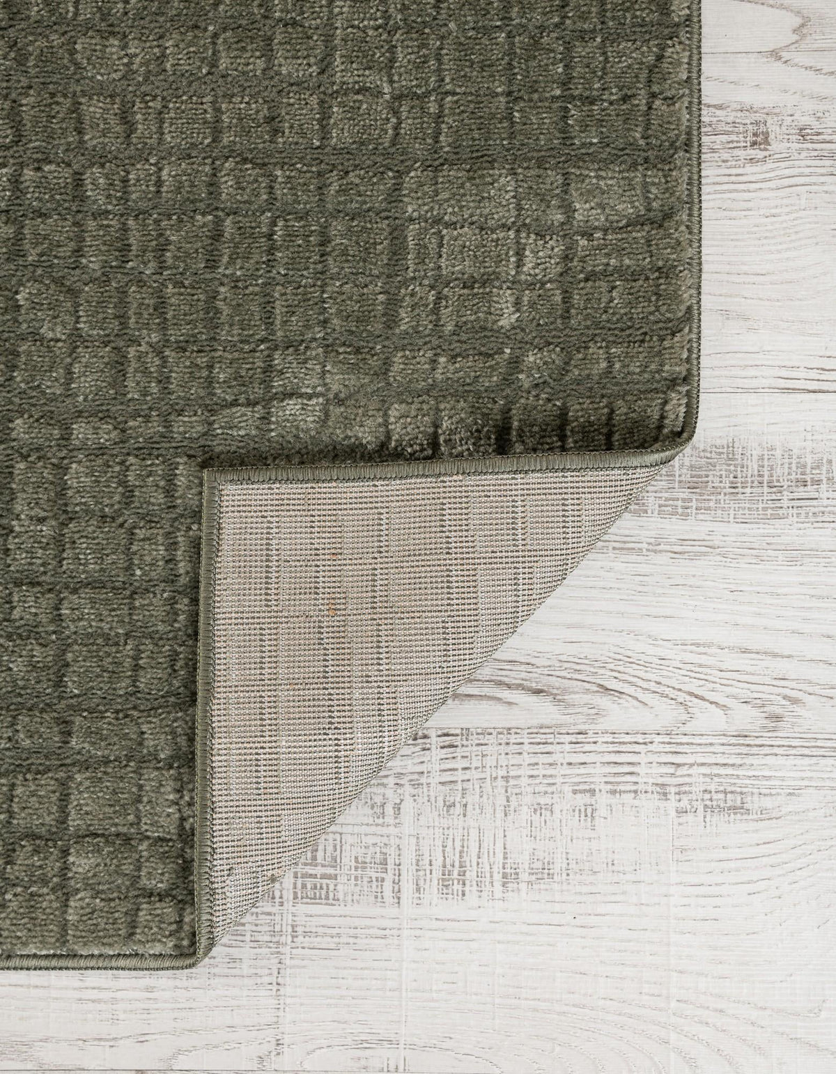 Haven Tapestry Collection Area Rug - WhisperingFalls Runner Vintage Army Green  lifestyle 140