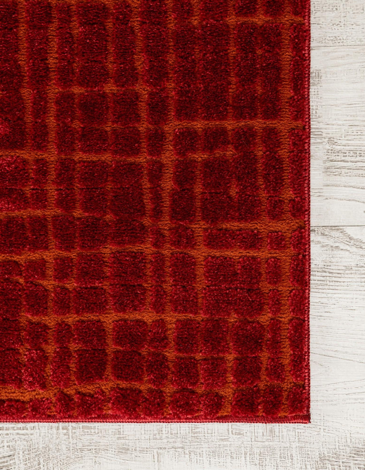 Haven Tapestry Collection Area Rug - WhisperingFalls Runner Burnt Sienna  lifestyle 138
