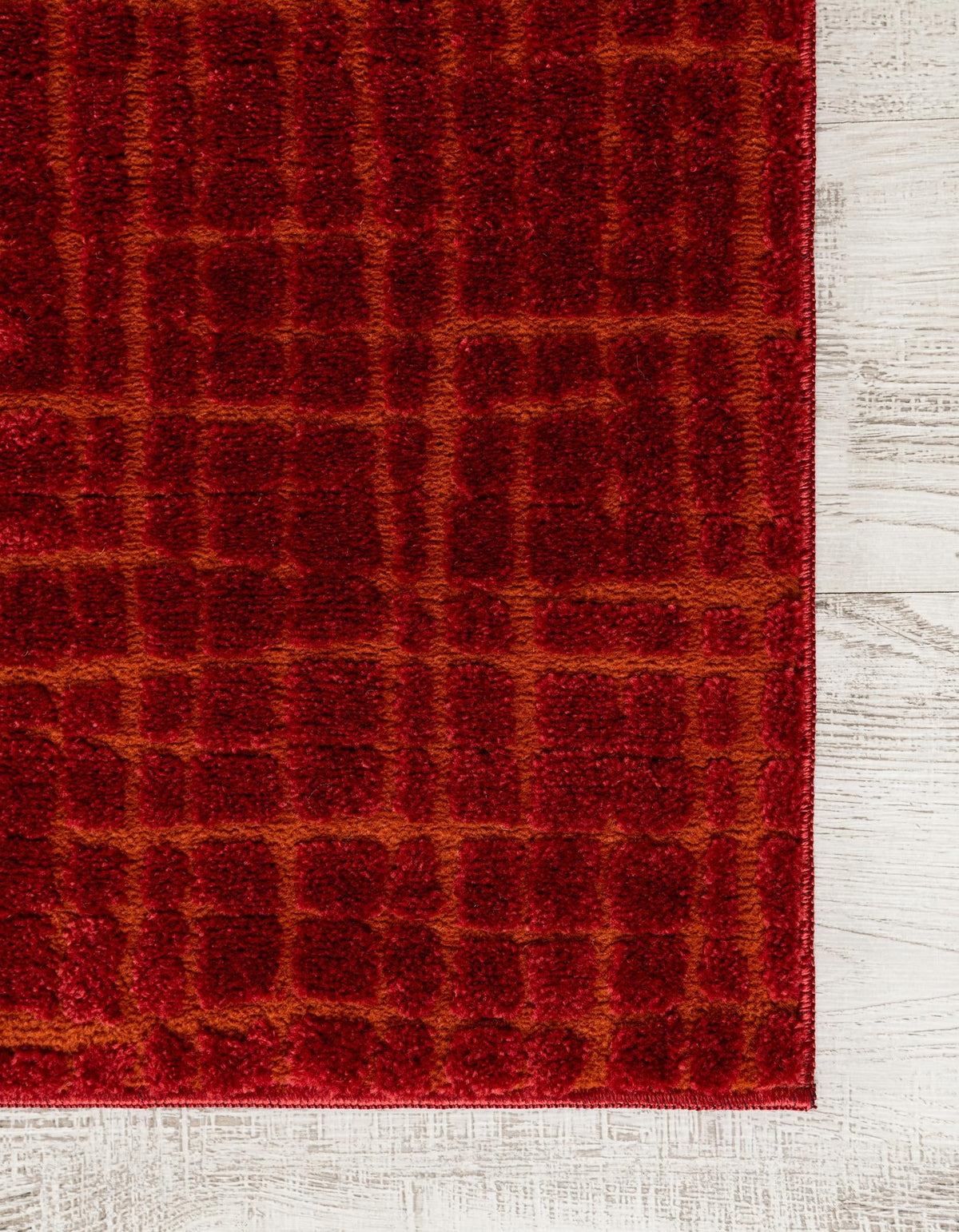 Haven Tapestry Collection Area Rug - WhisperingFalls Runner Burnt Sienna  lifestyle 122