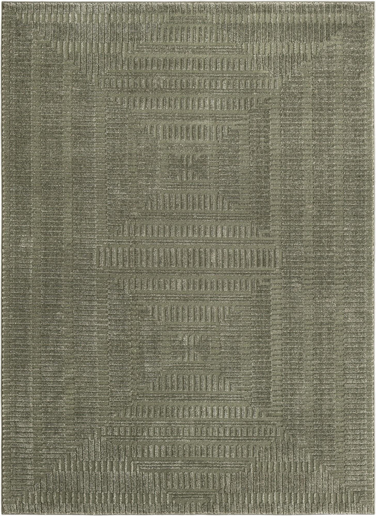 Haven Tapestry Collection Area Rug -  TranquilGlade Rectangle Vintage Army Green  lifestyle 5