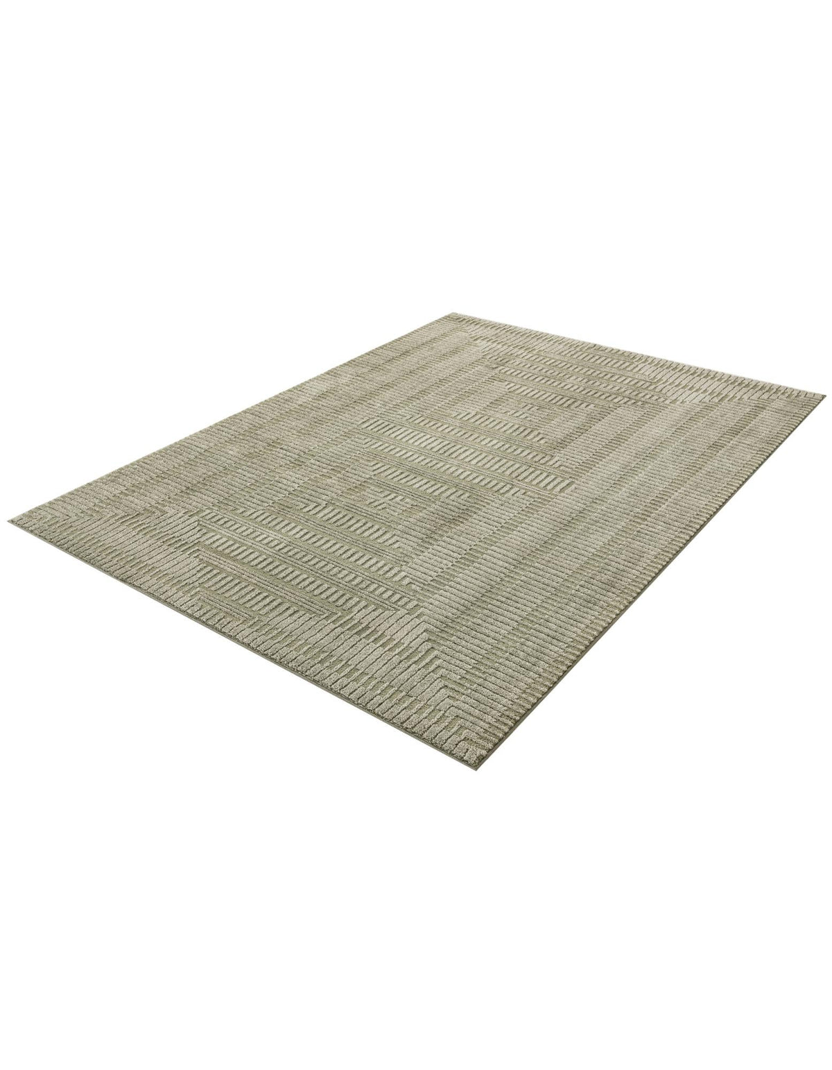 Haven Tapestry Collection Area Rug -  TranquilGlade Rectangle Vintage Army Green  lifestyle 7