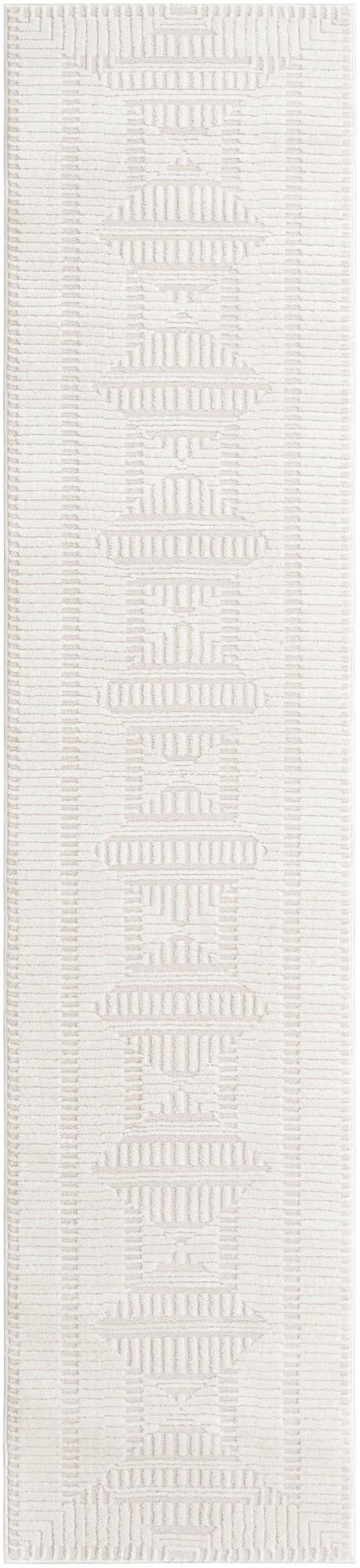 Haven Tapestry Collection Area Rug -  TranquilGlade Runner Ivory White  lifestyle 42