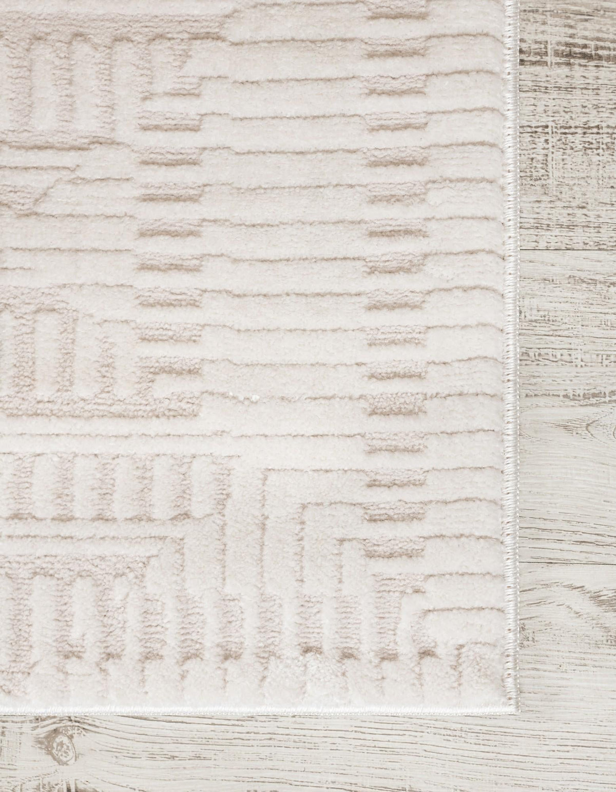 Haven Tapestry Collection Area Rug -  TranquilGlade Rectangle Ivory White  lifestyle 24