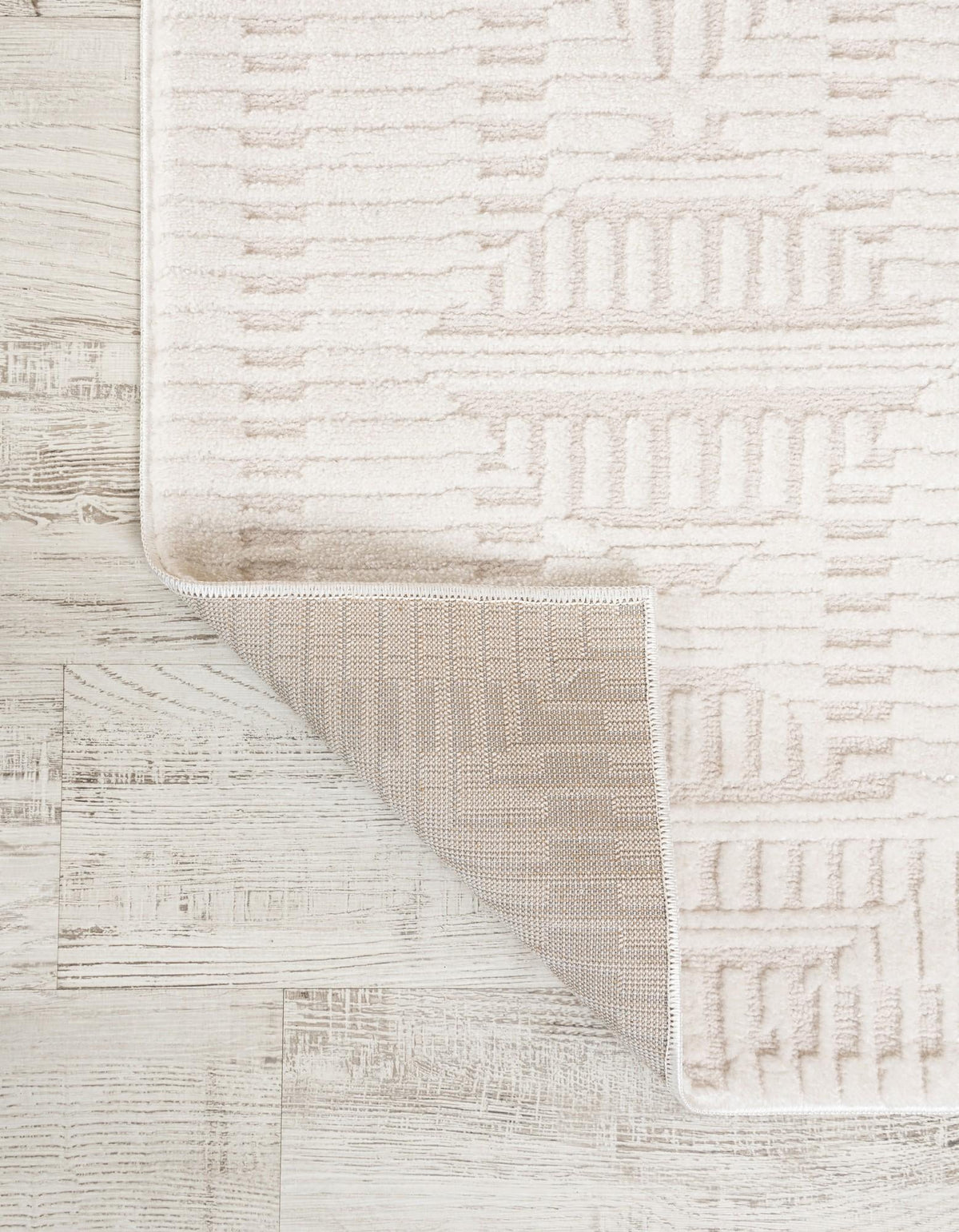 Haven Tapestry Collection Area Rug -  TranquilGlade Rectangle Ivory White  lifestyle 28