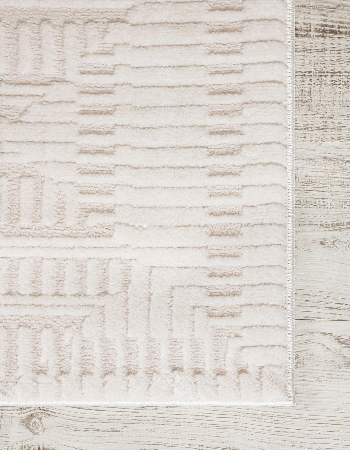 Haven Tapestry Collection Area Rug -  TranquilGlade Runner Ivory White  lifestyle 46