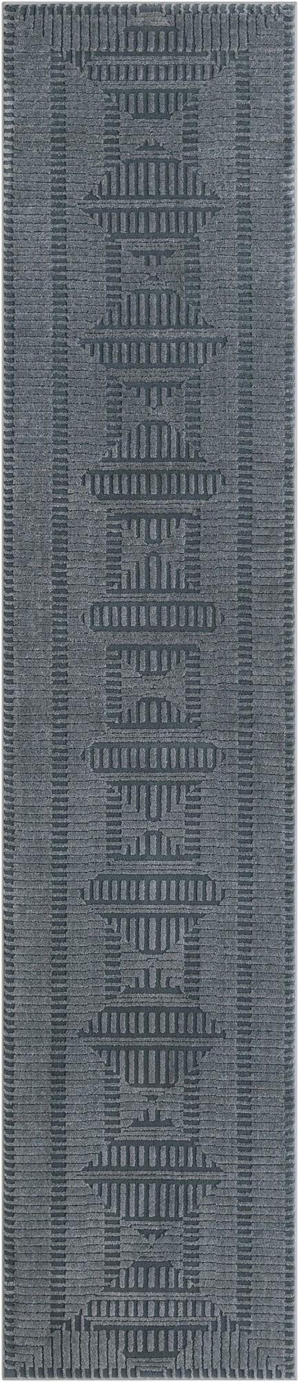 Haven Tapestry Collection Area Rug -  TranquilGlade Runner Serenity Blue  lifestyle 41
