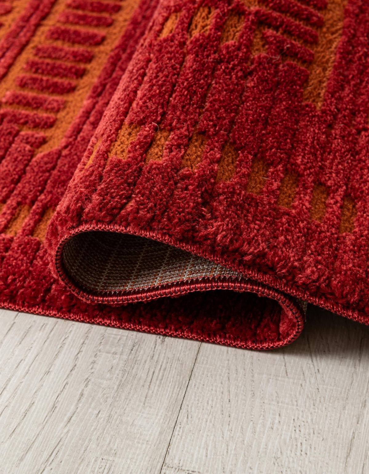 Haven Tapestry Collection Area Rug -  TranquilGlade Runner Burnt Sienna  lifestyle 82