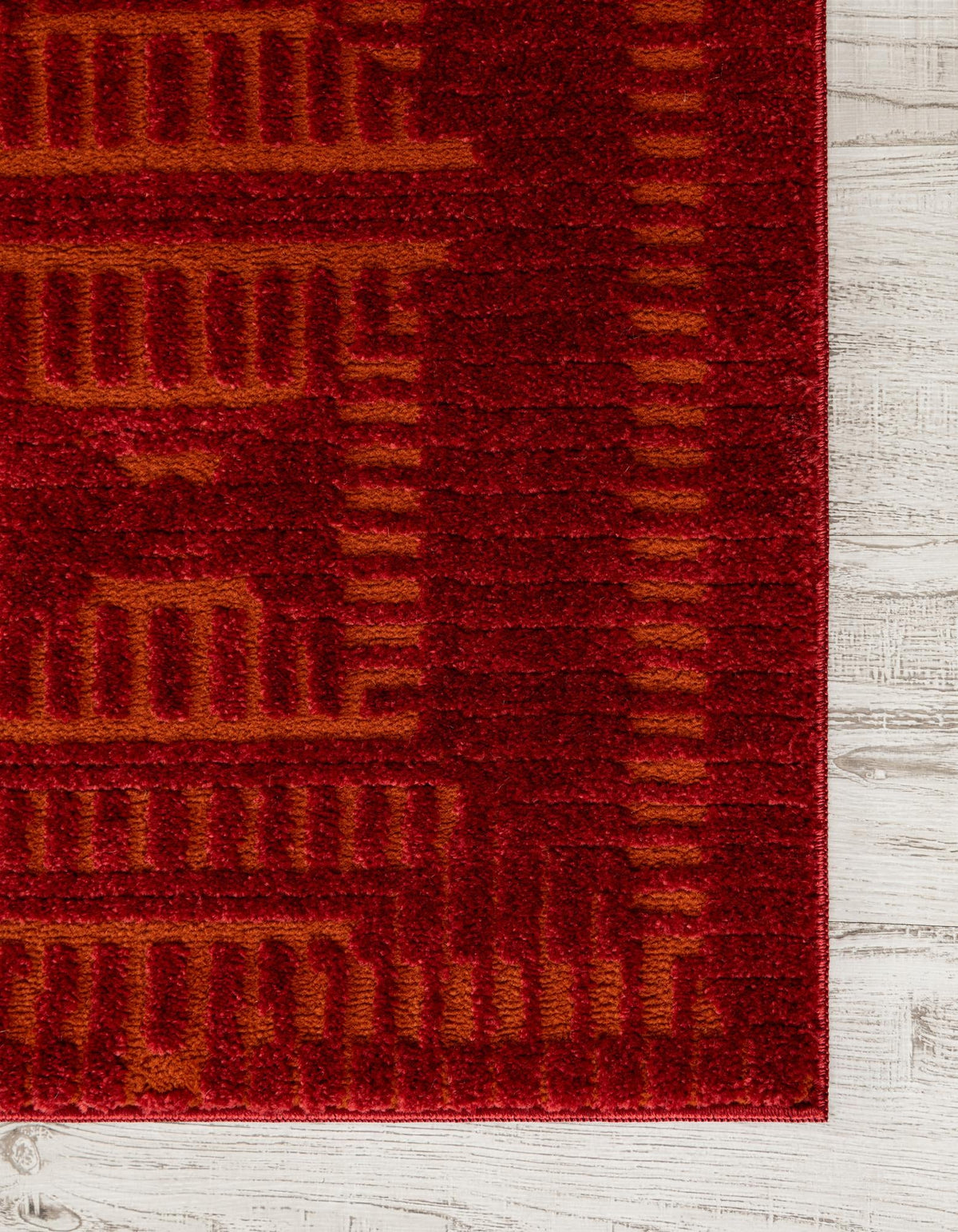 Haven Tapestry Collection Area Rug -  TranquilGlade Runner Burnt Sienna  lifestyle 84