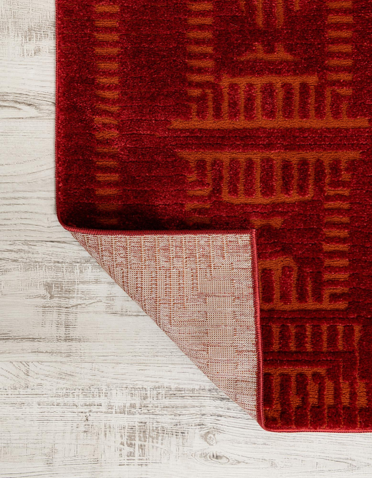Haven Tapestry Collection Area Rug -  TranquilGlade Runner Burnt Sienna  lifestyle 85