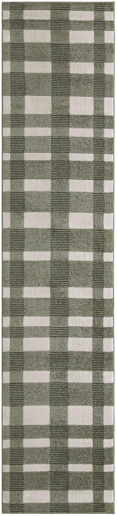 Haven Tapestry Collection Area Rug -  SereneCove Runner Vintage Army Green  lifestyle 56