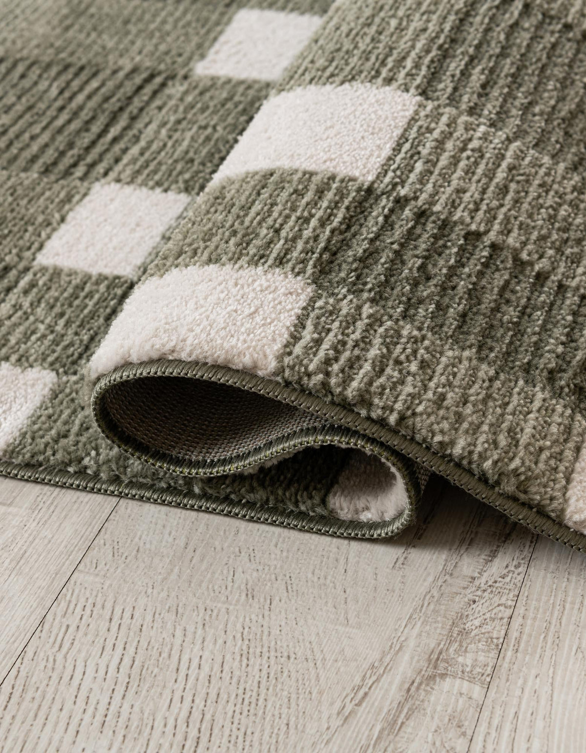 Haven Tapestry Collection Area Rug -  SereneCove Runner Vintage Army Green  lifestyle 55