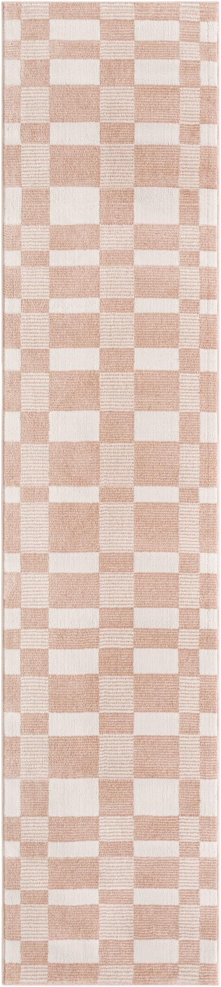Haven Tapestry Collection Area Rug -  SereneCove Runner Barely Blush Pink  lifestyle 53