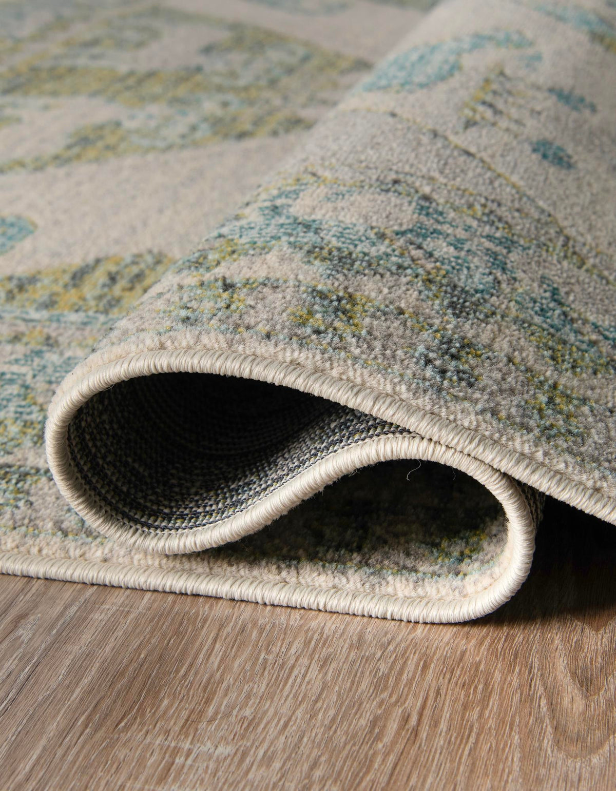 Sedona Vista Collection Area Rug -  Nolina Round Green  lifestyle 35