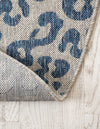 Savannah Escape Collection Area Rug -  Amazon (Blue) Oval Blue  lifestyle 21