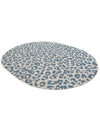 Savannah Escape Collection Area Rug -  Amazon (Blue) Oval Blue  lifestyle 24