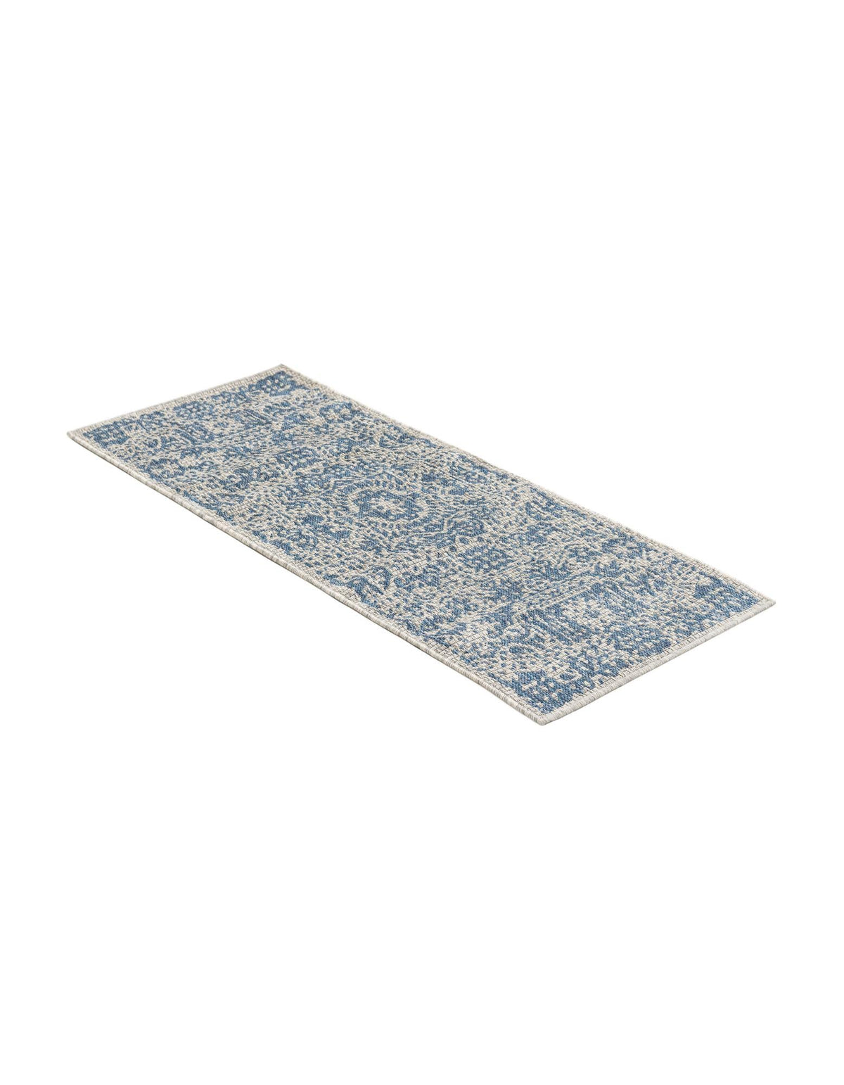 Patio Heritage Collection Area Rug - Savannah (Blue) Runner Blue  lifestyle 29
