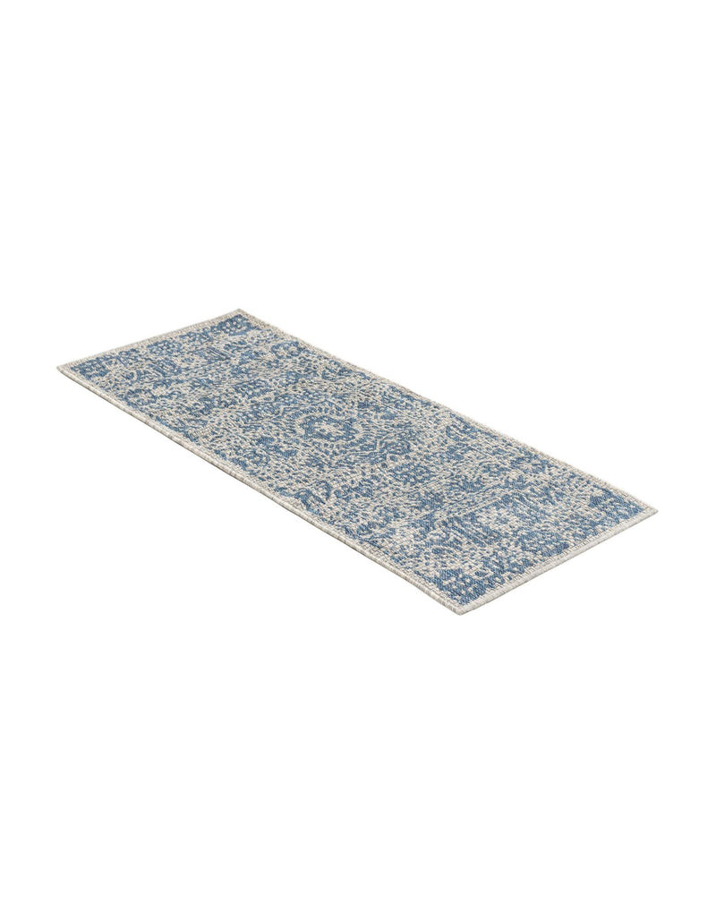 Patio Heritage Collection Area Rug - Savannah (Blue) Runner Blue  lifestyle 29