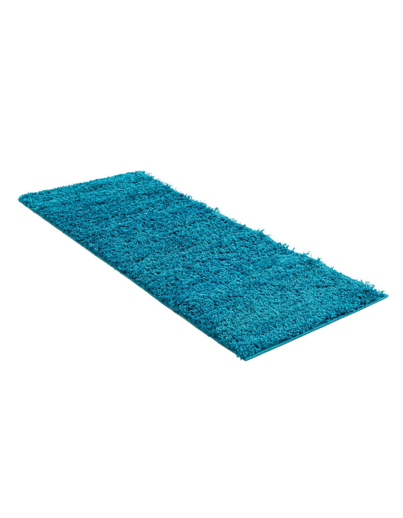 Plush Oasis Collection Area Rug - Serenity (Turquoise) Runner Turquoise  lifestyle 27