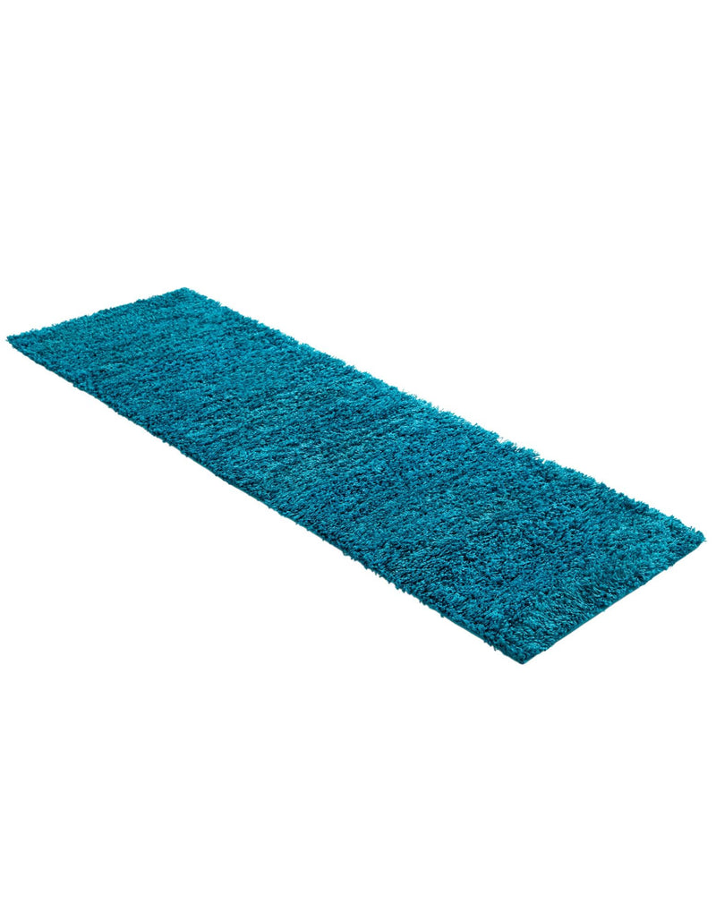 Plush Oasis Collection Area Rug - Serenity (Turquoise) Runner Turquoise  lifestyle 28