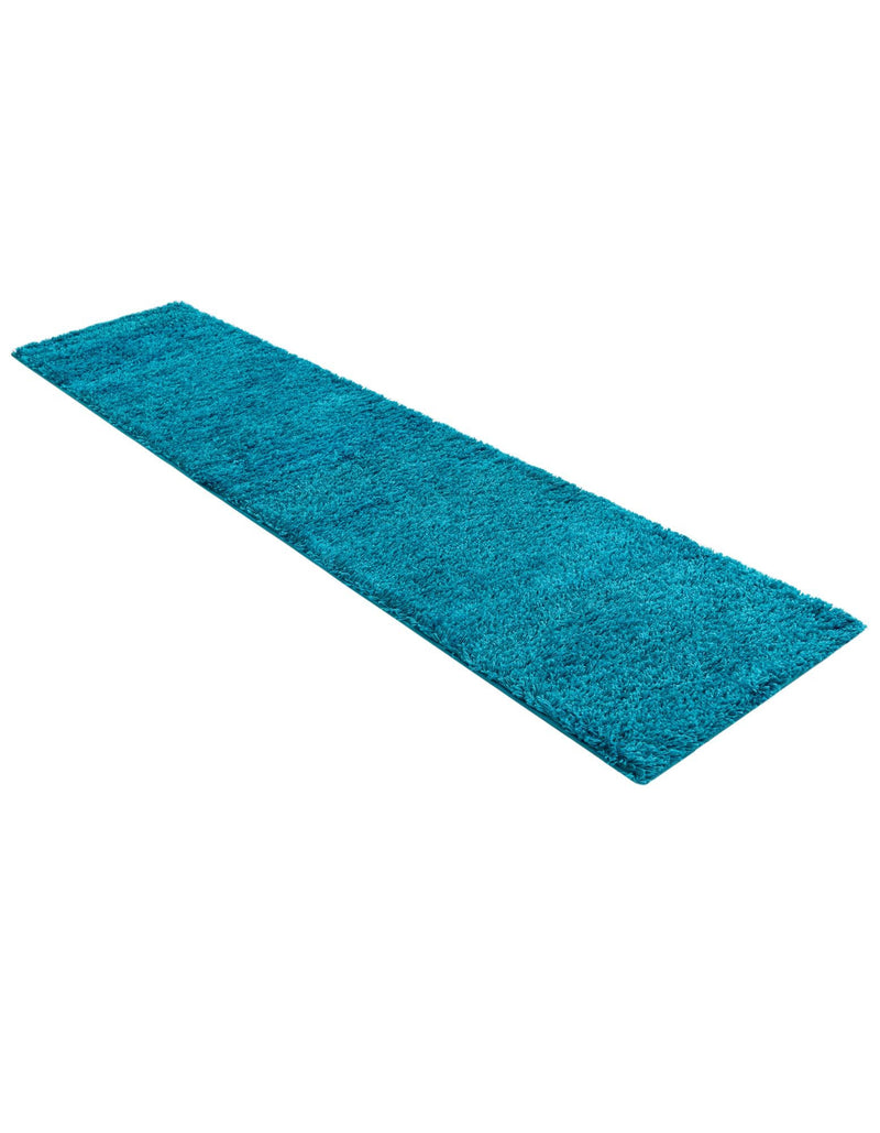 Plush Oasis Collection Area Rug - Serenity (Turquoise) Runner Turquoise  lifestyle 29