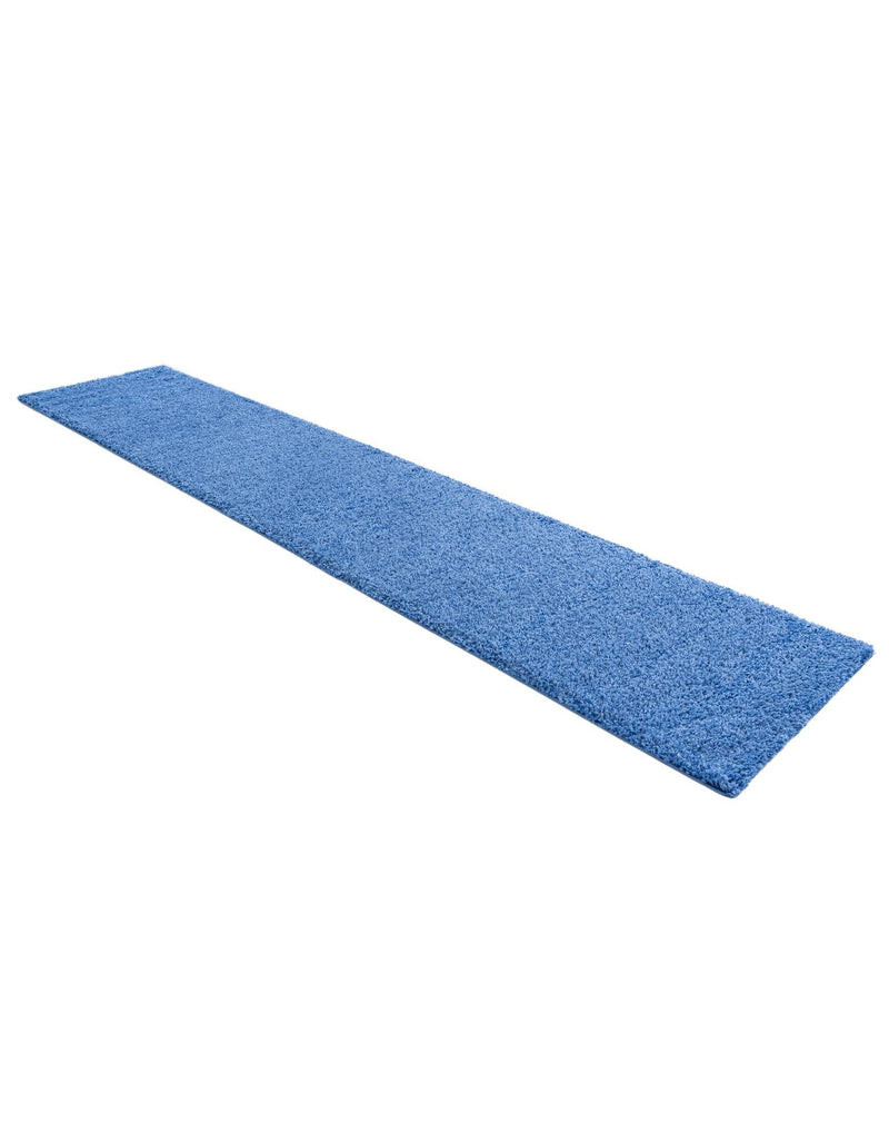 Plush Oasis Collection Area Rug - Serenity (Periwinkle Blue) Runner Periwinkle Blue  lifestyle 18