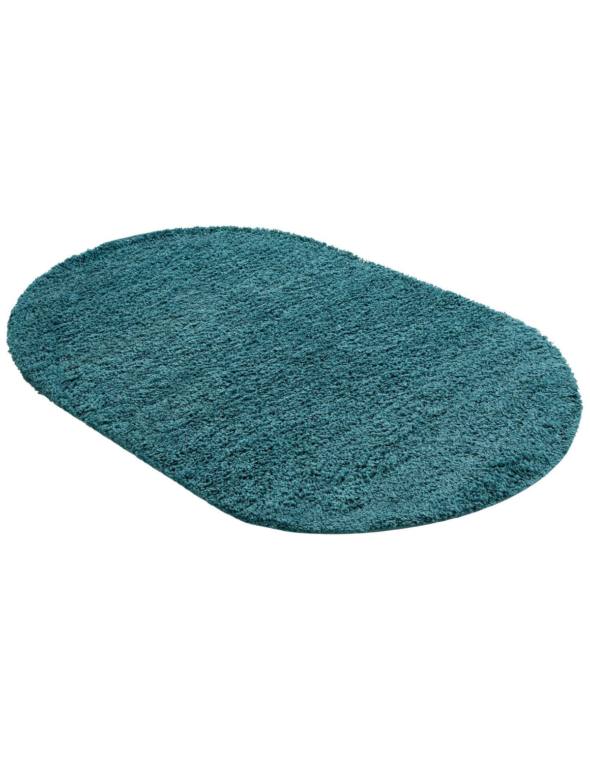 Plush Oasis Collection Area Rug - Serenity (Deep Aqua Blue) Oval Deep Aqua Blue  lifestyle 103