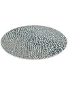 Urban Oasis Rugs Collection Area Rug -  Terrace (Teal) Round Teal  lifestyle 23