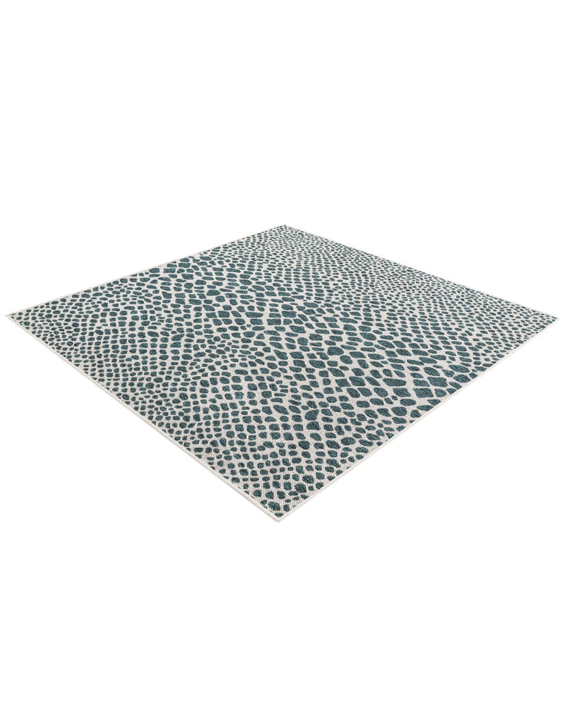 Urban Oasis Rugs Collection Area Rug -  Terrace (Teal) Square Teal  lifestyle 27