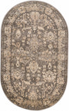 Cascade Range Collection Area Rug -  Shasta (Gray) Oval Gray  lifestyle 57