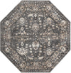 Cascade Range Collection Area Rug -  Shasta (Gray) Octagon Gray  lifestyle 26