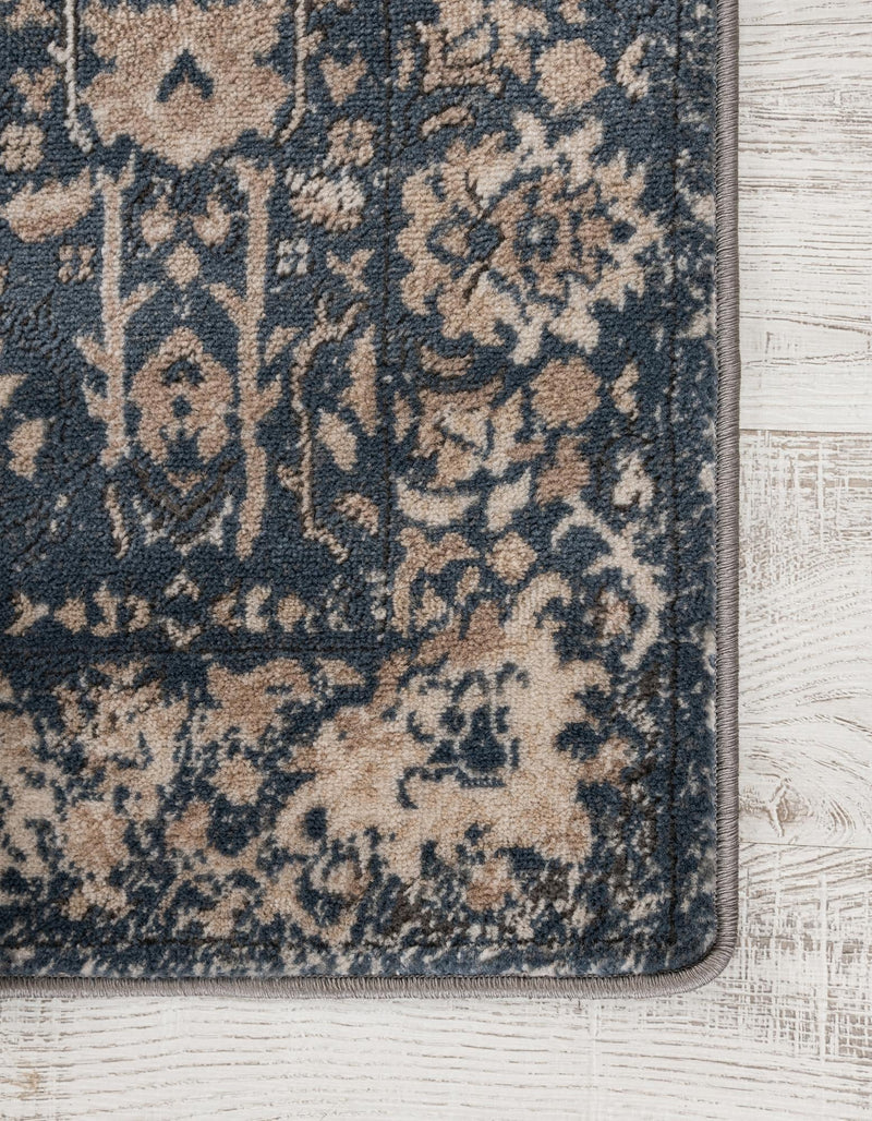 Cascade Range Collection Area Rug -  Shasta (Blue) Runner Blue  lifestyle 40