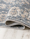 Cascade Range Collection Area Rug -  Shasta (Blue) Oval Blue  lifestyle 33