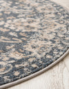 Cascade Range Collection Area Rug -  Shasta (Blue) Oval Blue  lifestyle 34