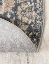 Cascade Range Collection Area Rug -  Shasta (Blue) Oval Blue  lifestyle 36