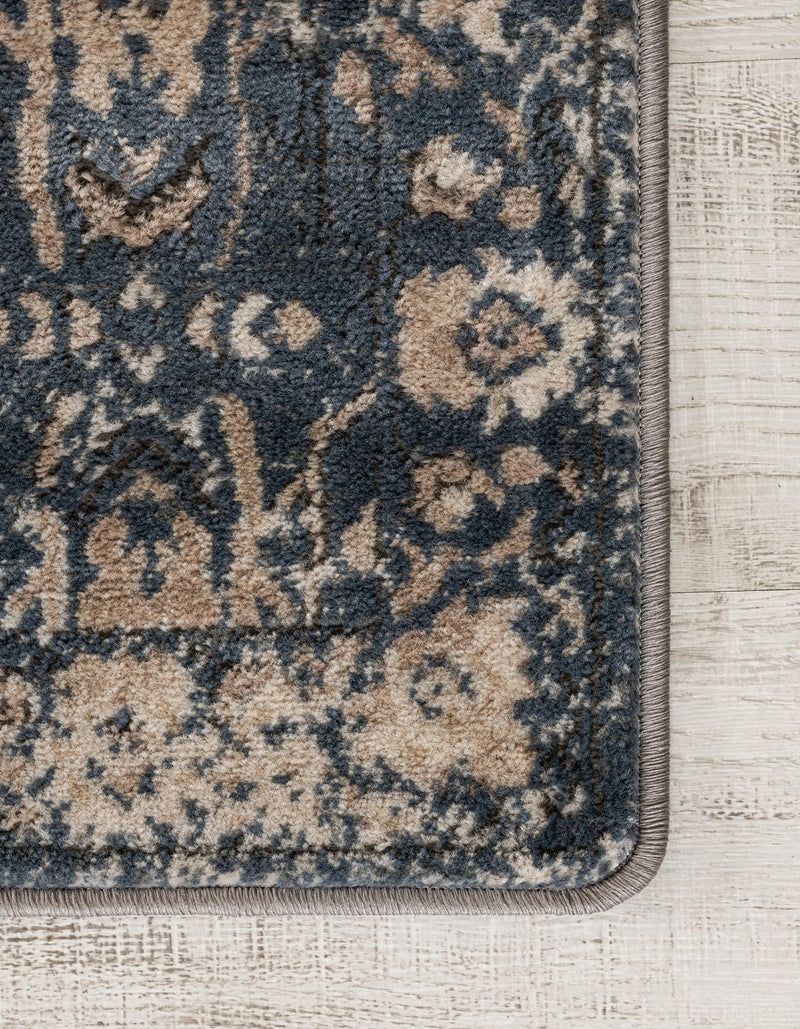 Cascade Range Collection Area Rug -  Shasta (Blue) Runner Blue  lifestyle 44