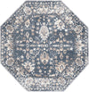 Cascade Range Collection Area Rug -  Shasta (Blue) Octagon Blue  lifestyle 27