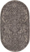 Cascade Range Collection Area Rug -  Helena Oval Gray  lifestyle 69