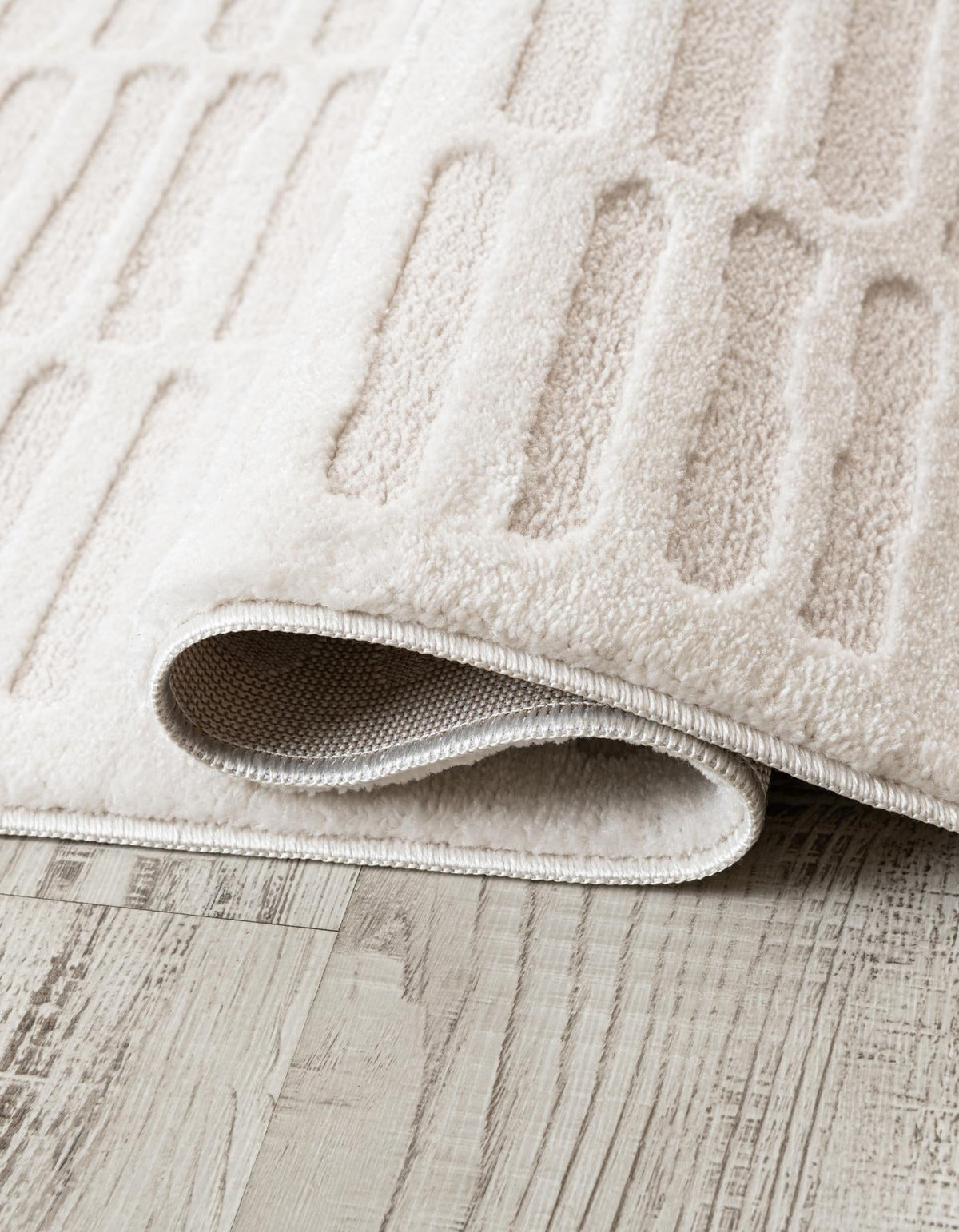 Haven Tapestry Collection Area Rug -  MistyRidge Rectangle Ivory White  lifestyle 6
