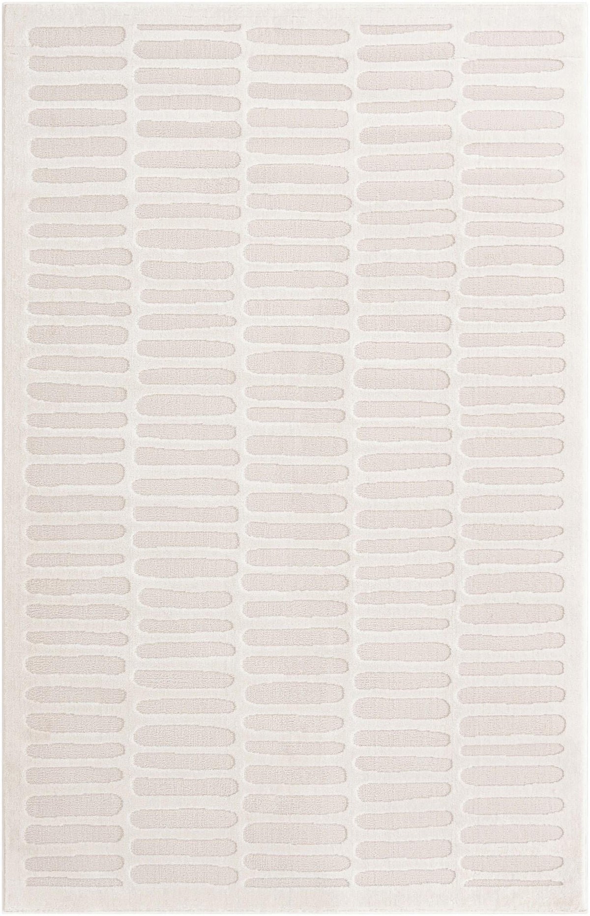 Haven Tapestry Collection Area Rug -  MistyRidge Rectangle Ivory White Main