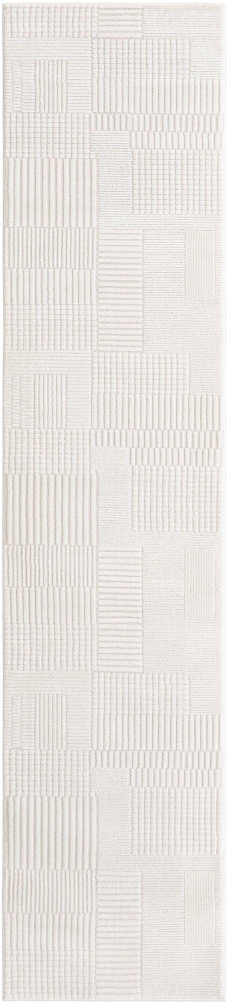 Haven Tapestry Collection Area Rug -  EnchantedGrove Runner Ivory White  lifestyle 17
