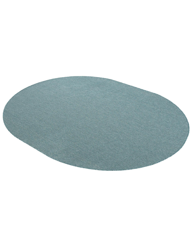 Seaside Serenity Collection Area Rug - Veranda (Aquamarine) Oval Aquamarine  lifestyle 14