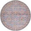 Vintage Memories Collection Area Rug -  Legacy Round Antique Blue  lifestyle 21