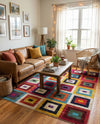 Marrakesh Elegance Collection Area Rug -  Ourika Rectangle Multi  lifestyle 7