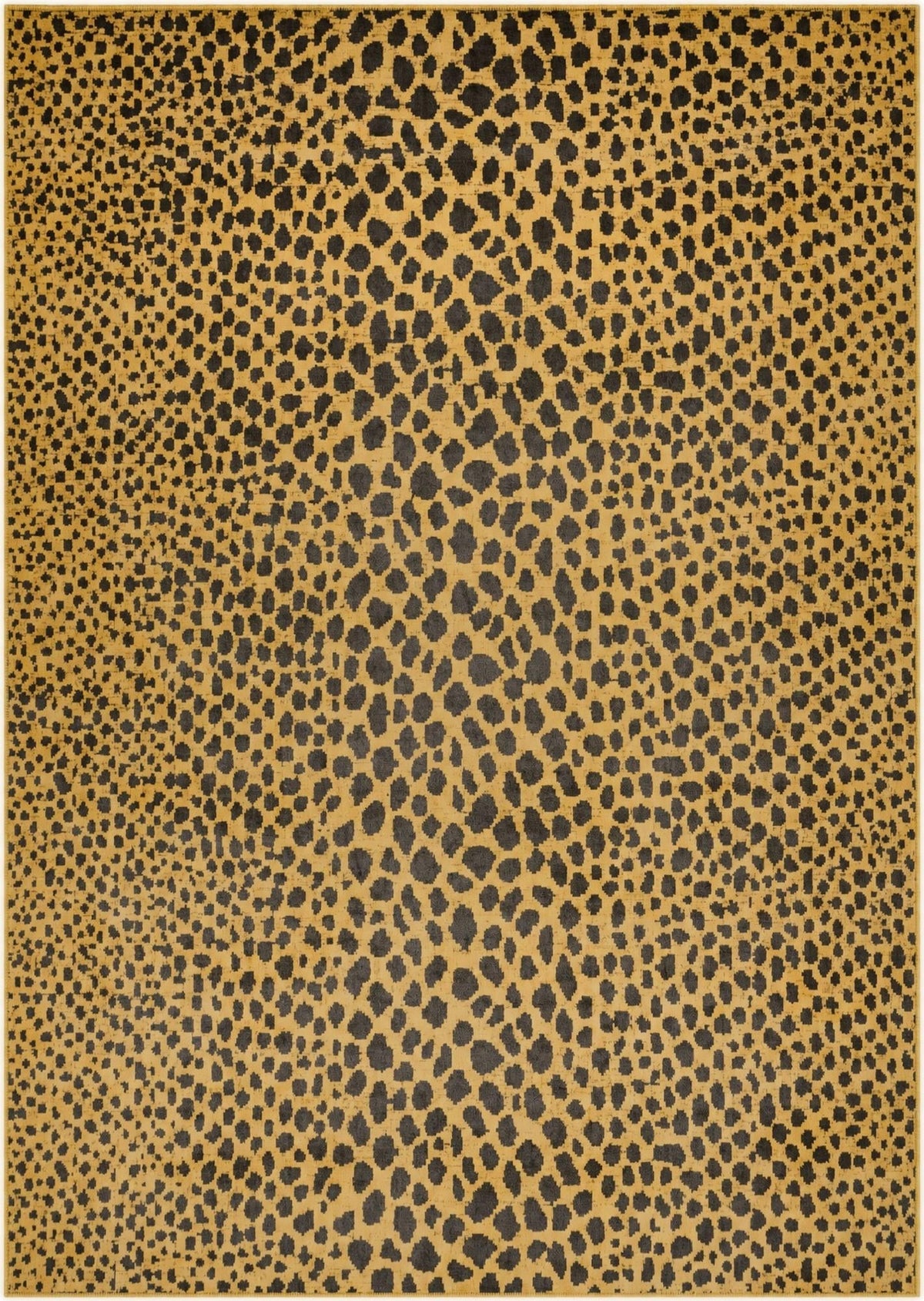Aegean Elegance Washables Collection Area Rug -  Mykonos Rectangle Black and Gold  lifestyle 5
