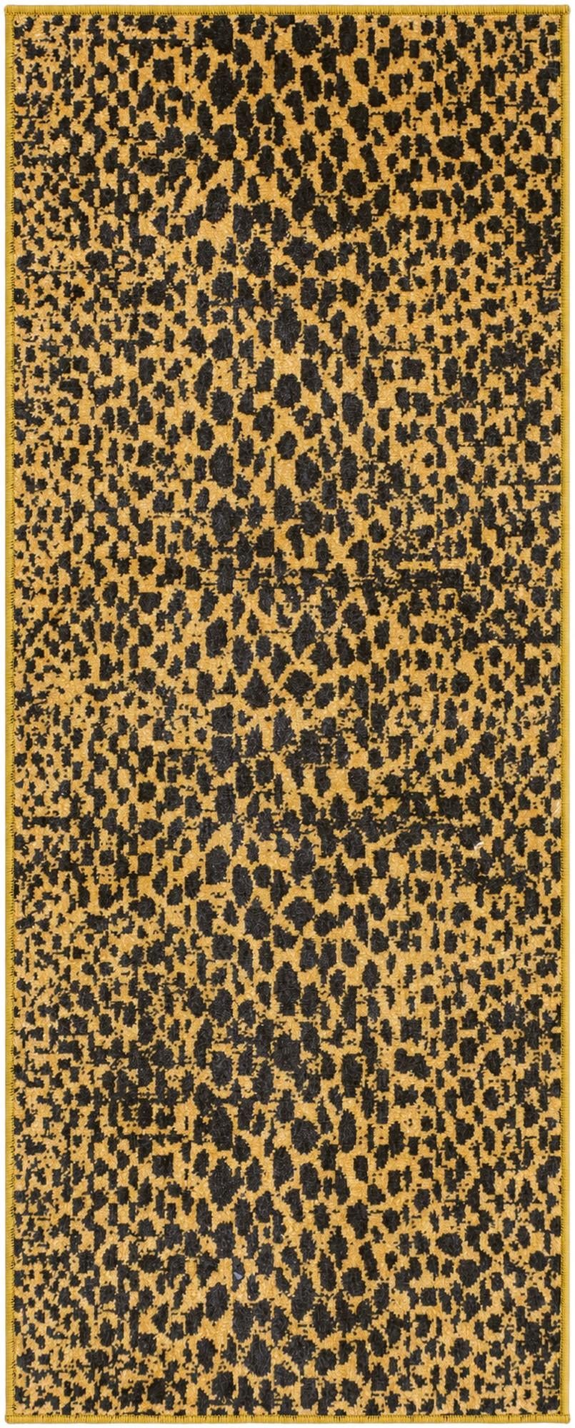 Aegean Elegance Washables Collection Area Rug -  Mykonos Runner Black and Gold  lifestyle 91