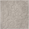 Botanical Bliss Shag Collection Area Rug - Blossomdale Square Light Gray  lifestyle 184