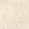 Botanical Bliss Shag Collection Area Rug - Blossomdale Square Ivory  lifestyle 179