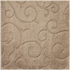 Botanical Bliss Shag Collection Area Rug - Blossomdale Square Beige  lifestyle 170